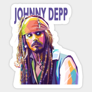 Johnny Depp Sticker